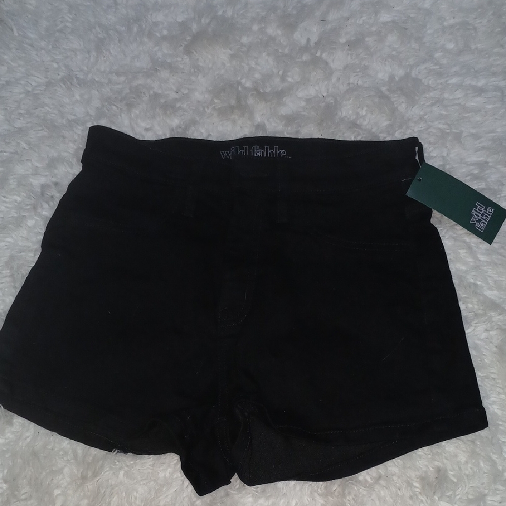 Wild Fable High Waist Black Shorts